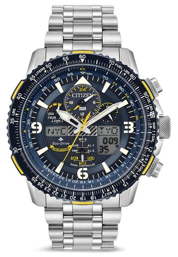 Citizen JY8078-52L Promaster Sky Blue Angels horloge, Staal, Verzenden, Nieuw, Polshorloge