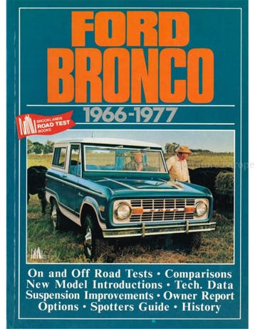 FORD BRONCO 1966-1977 (BROOKLANDS ROAD TEST), Boeken, Nieuw, Ford, Author