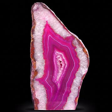 XL Roze Agaat - 28x15x7 cm - Geode- 4.8 kg, Verzamelen