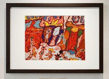 Jean Dubuffet (1901-1985) - Rue de Passy (Lèche Dodo), Antiek en Kunst