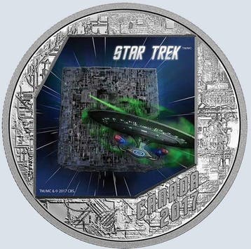 Canada. 20 Dollars 2017 Star Trek™ The Next Generation - The
