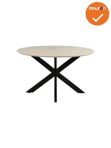 Harper Vergadertafel- 130 cm - Zwarte Stervoet - Bladkleu..., Vergader- of Presentatieruimte, Ophalen of Verzenden, Nieuw zonder verpakking