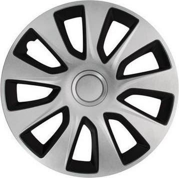 Car Plus Wieldoppen Washington 15 Inch Abs Zilver/zwart Set, Auto diversen, Ophalen of Verzenden, Nieuw
