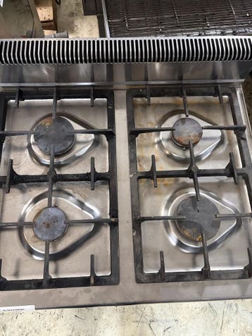 Bertos G7F4E+FG1 Gasfornuis met Oven, Zakelijke goederen, Ophalen of Verzenden, Gebruikt