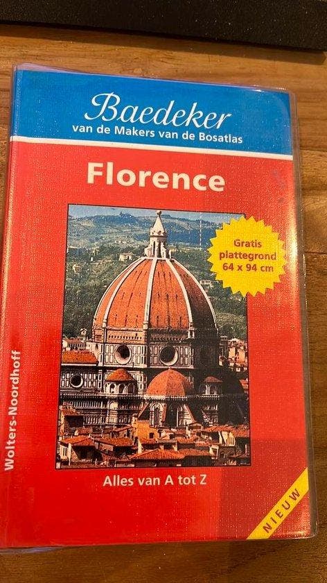 Florence + stadsplattegrond - Baedeker, Boeken, Reisgidsen, Gelezen, Verzenden