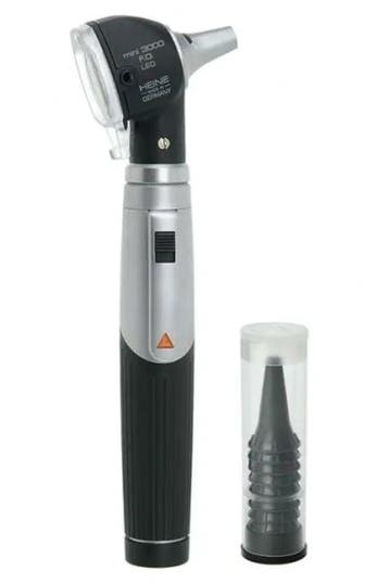 Heine Mini 3000 LED F.O. Otoscoop Met 5 x oortips 2,5 en 4mm, Diversen, Verzenden, Nieuw