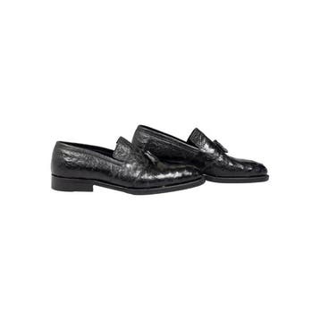 RUBINACCI LONDON HOUSE - 8 UK - 42 IT - Black Ostrich, Nieuw