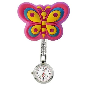 Fako - Verpleegstershorloge - 3D Ketting - Vlinder, Verzenden, Nieuw