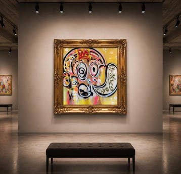 Timo Wedell - Swirling Thoughts Unleashed - XL- Basquiat