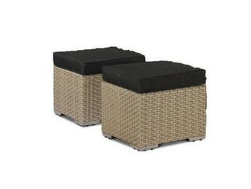 Te Velde tuinmeubelen palermo footstool, Nieuw, Wicker, Hocker, Loungeset