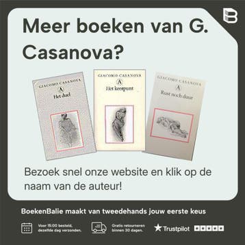 Heimwee naar Venetie / Memoires / 11 - G. Casanova, Verzenden, Gelezen, G. Casanova