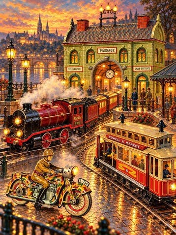 Shayer - Märklin: Legends on the Rails - XL - 60x80cm – 1/1