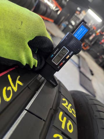 265/40/21 108T EV HANKOOK ZOMERBANDEN 6,7MM PROFIEL 2X, Ophalen, Gebruikt, 265 mm, 21 inch