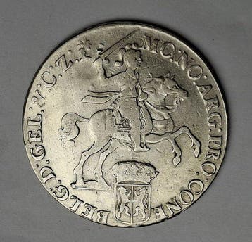 Nederland, Gelderland Zilveren Rijder (Ducaton) 1761, Postzegels en Munten