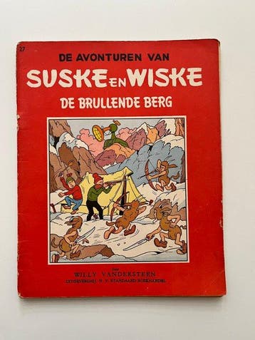 Suske en Wiske RV-27 - De Brullende Berg - 1 Album - Eerste, Nieuw