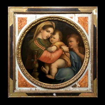 École Européene (XIX) - La Madonna della Seggiola (Daprès