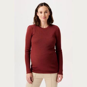 Noppies Zwangerschapstrui Longsleeve Zana Sable, Verzenden, Nieuw
