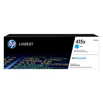 HP 415X (W2031X) toner cyaan hoge capaciteit (origineel), Verzenden, Nieuw, Toner, HP
