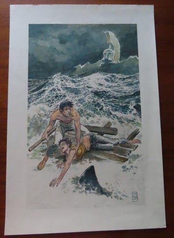 Milo Manara - 1 Print - Giuseppe Bergman, Boeken, Nieuw