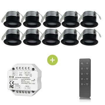 Bundel | LED Veranda inbouwspot | Ø31mm | 1.5 W, Ophalen of Verzenden, Nieuw, Plafondspot of Wandspot