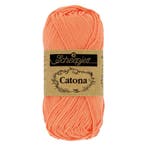 Scheepjes Catona 50g - 410 Rich Coral, Ophalen of Verzenden, Nieuw, Breien of Haken, Wol of Garen