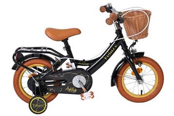 Volare Ashley Kinderfiets - Meisjes - 12 inch - Zwart - Twee, Verzenden, Nieuw
