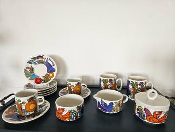 Villeroy & Boch - Christiane Reuter - Koffie- en theeservies, Antiek en Kunst, Antiek | Meubels | Tafels