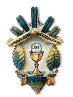 Wandwaterfont - kelk - 23 cm - Keramiek - 1950-1960