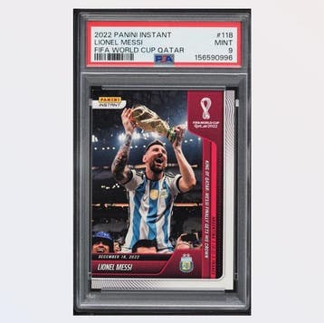 2022 Panini Instant #118 World Cup, Limited edition - PSA 9, Nieuw