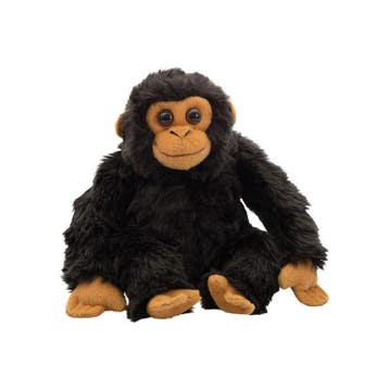 Nature Planet chimpansee knuffel - pluche - 22 cm - aap, Verzenden, Nieuw