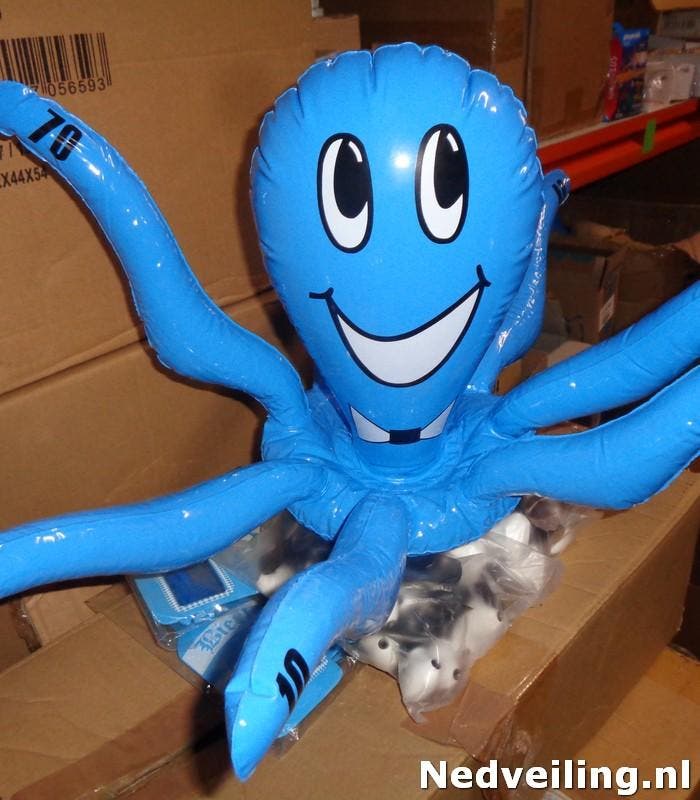 160x opblaas octopus 28cm, Zakelijke goederen, Partijgoederen en Retail | Partijgoederen