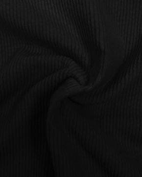 Corduroy Washed Stretch Zwart, Nieuw, Zwart