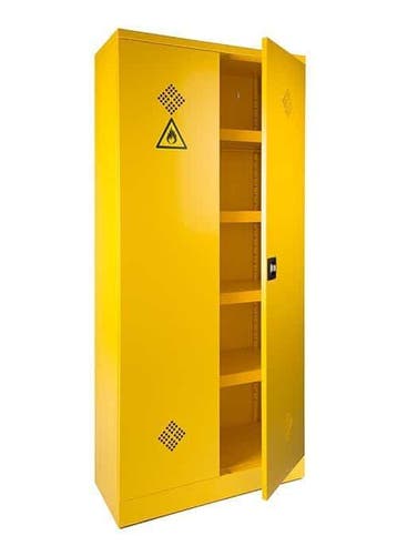 Milieukast of chemiekast H195xB92xD42cm, Nieuw in verpakking