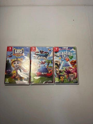 Nintendo - Switch - Leo le chat pompier; Krakken Odyssey;, Spelcomputers en Games, Nieuw
