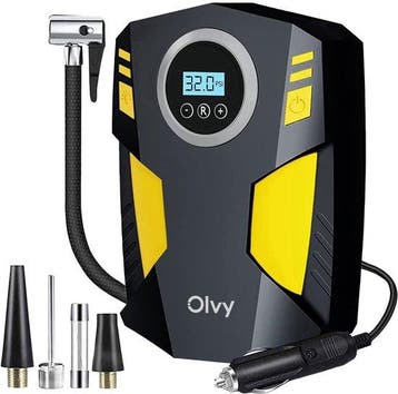 Olvy Compressor Bandenpomp - Luchtcompressor 12V, Verzenden