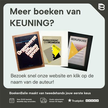 WERKBOEK BIJ MANAG & ORGAN 3DE DR - KEUNING 9789020723656, Verzenden, Gelezen, KEUNING