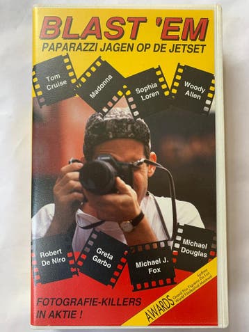 BLAST EM PAPARAZZI JAGEN OP DE JETSET (VHS), Verzenden, Gebruikt