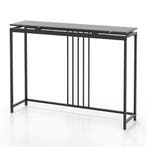 2dekans | Coast Consoletafel Kunstmarmer Zwart – 120 x 30 x, Ophalen of Verzenden, Zo goed als nieuw