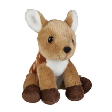 Ravensden hert knuffel - pluche - 18 cm - bosdieren, Kinderen en Baby's, Speelgoed | Knuffels en Pluche, Verzenden, Nieuw