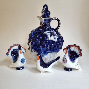 Lomonosov Imperial Porcelain Factory - Schotel (4) -