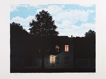 René Magritte (1898-1967), daprès - Lempire des Lumières