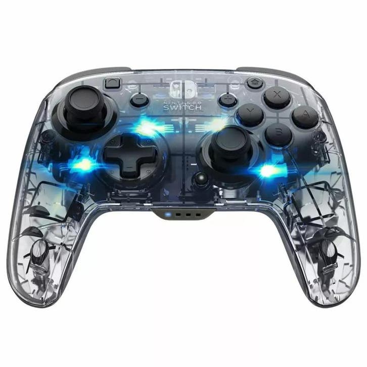 PDP Afterglow Prismatic Wireless Deluxe Pro Controller Wi..., Spelcomputers en Games, Spelcomputers | Nintendo Switch, Zo goed als nieuw