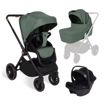 3-in-1 Kinderwagen met I-Size Autostoel en Aluminium Frame, Verzenden, Nieuw
