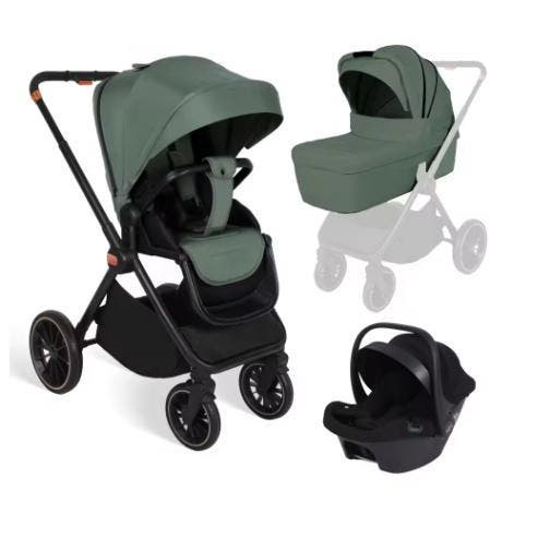 3-in-1 Kinderwagen met I-Size Autostoel en Aluminium Frame, Kinderen en Baby's, Kinderwagens en Combinaties, Nieuw, Verzenden