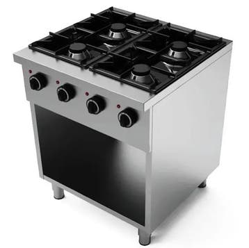 Gold Catering Equipment | Gasfornuis | 4 Branders | Open Ond, Ophalen of Verzenden, Nieuw in verpakking