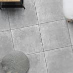 Vloertegels met getrommelde randen 60x60 antique grijs, Doe-het-zelf en Verbouw, Tegels, Verzenden, Nieuw