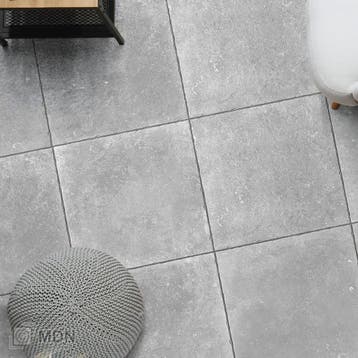 Vloertegels met getrommelde randen 60x60 antique grijs, Verzenden, Nieuw