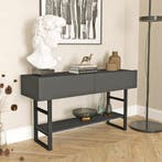 [en.casa] Console tafel sidetable Lappeenranta 139x43x76cm a, Huis en Inrichting, Tafels | Sidetables, Verzenden, Nieuw
