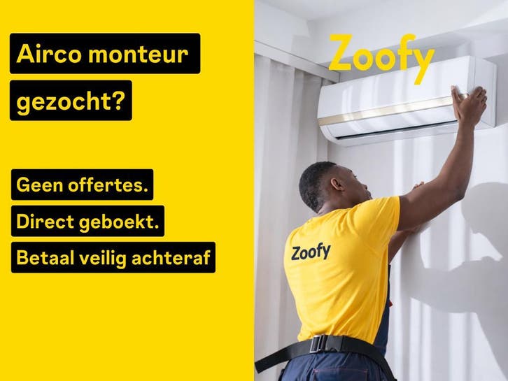 Op zoek naar een betrouwbare airco monteur? Boek nu via Zoof, Witgoed en Apparatuur, Airco's
