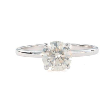 Zonder minimumprijs - Ring - 14 karaat Witgoud - 1.31ct. tw., Sieraden, Tassen en Uiterlijk, Nieuw